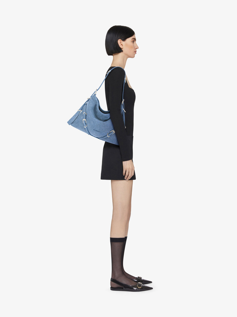 Givenchy MEDIUM VOYOU BAG IN DENIM outlook