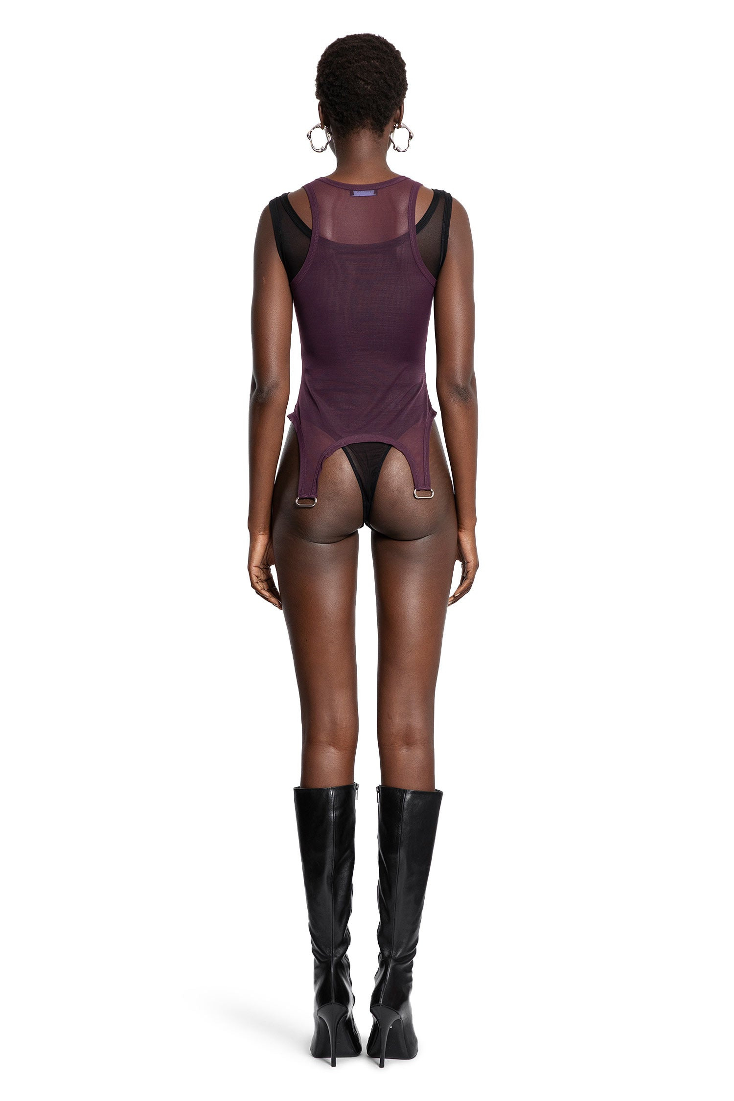 Layered Top In Mesh - 3