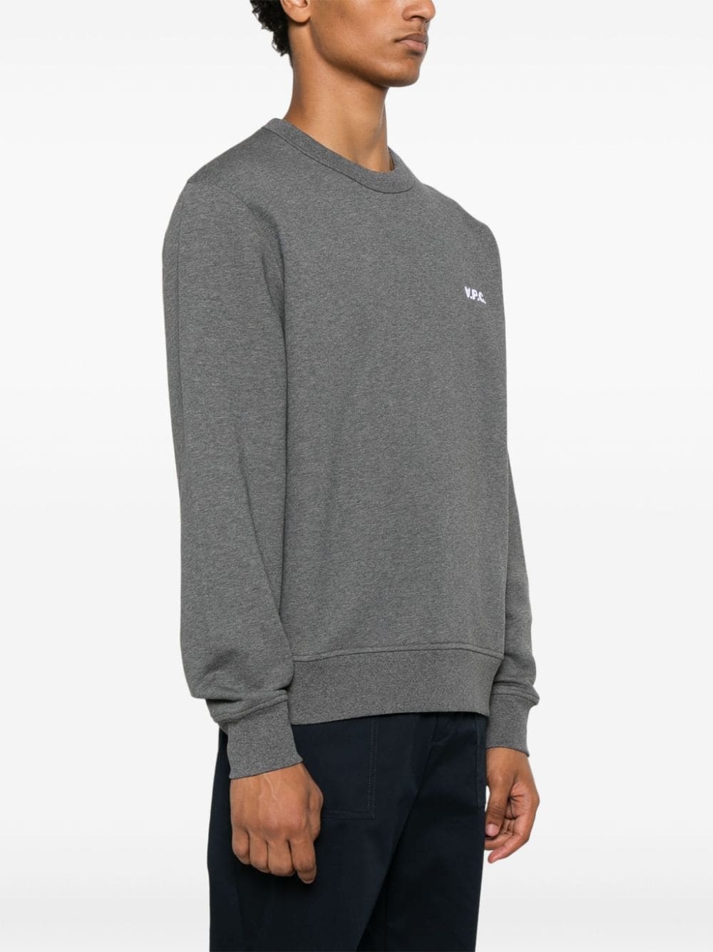 flocked-logo T-shirt - 3