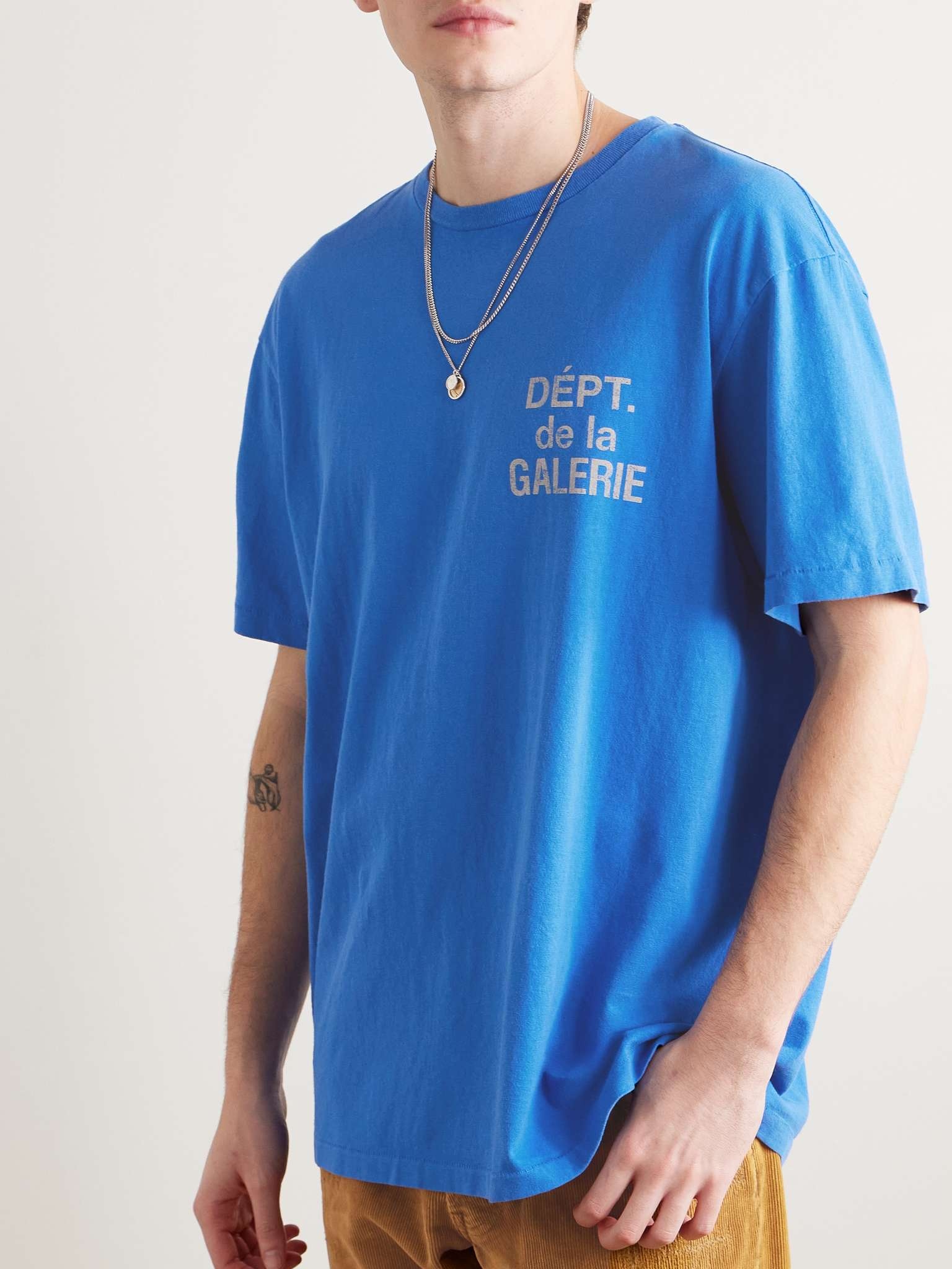 Logo-Print Cotton-Jersey T-Shirt - 3