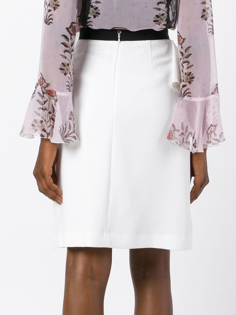 ruffled straight skirt 4