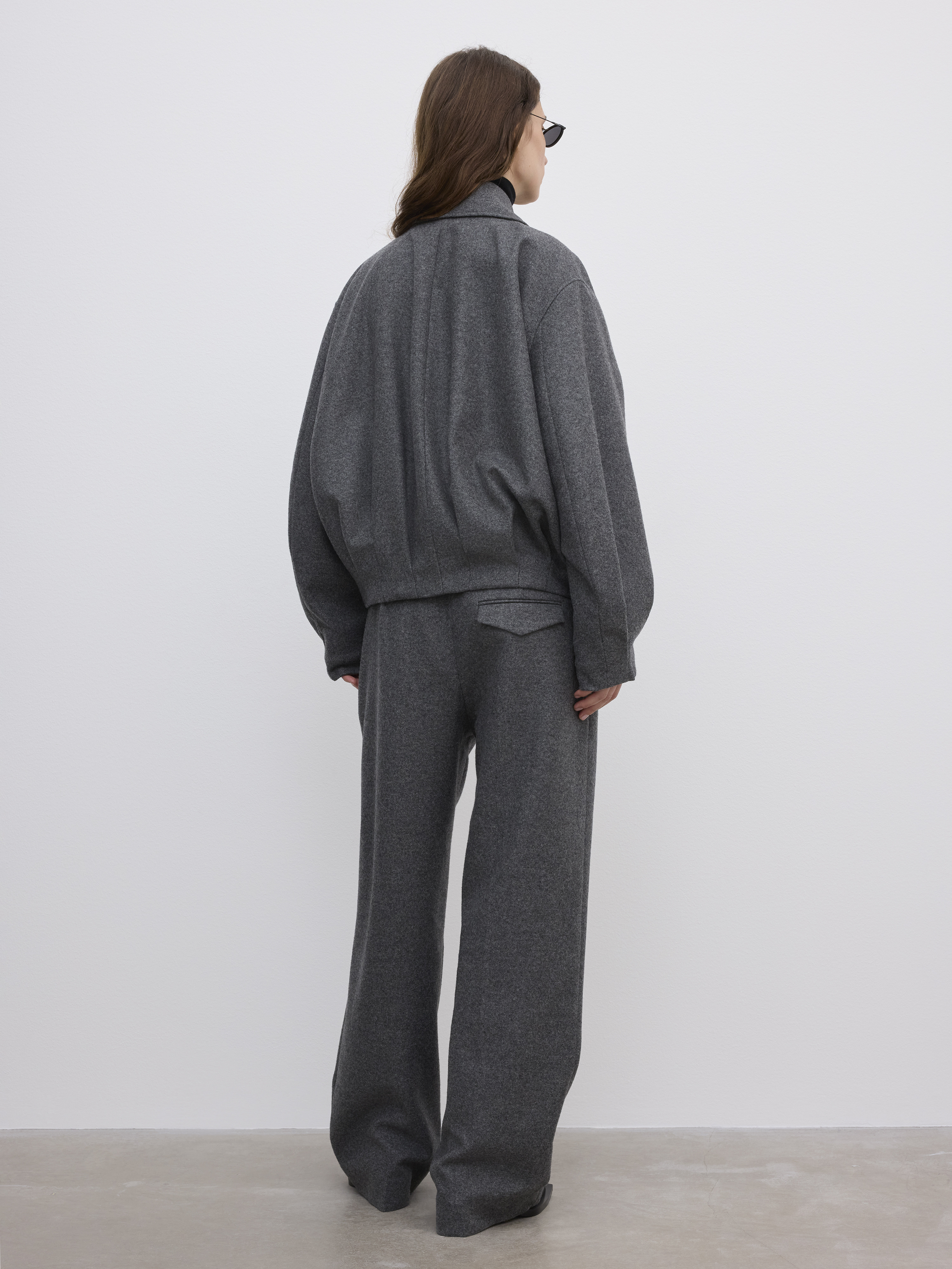 Wool Felt Blouson - 5