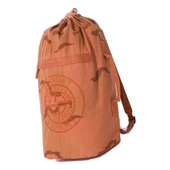 Supreme x Stone Island Brushed Cotton Backpack 'Beige' SUP-SS19-410 - 4