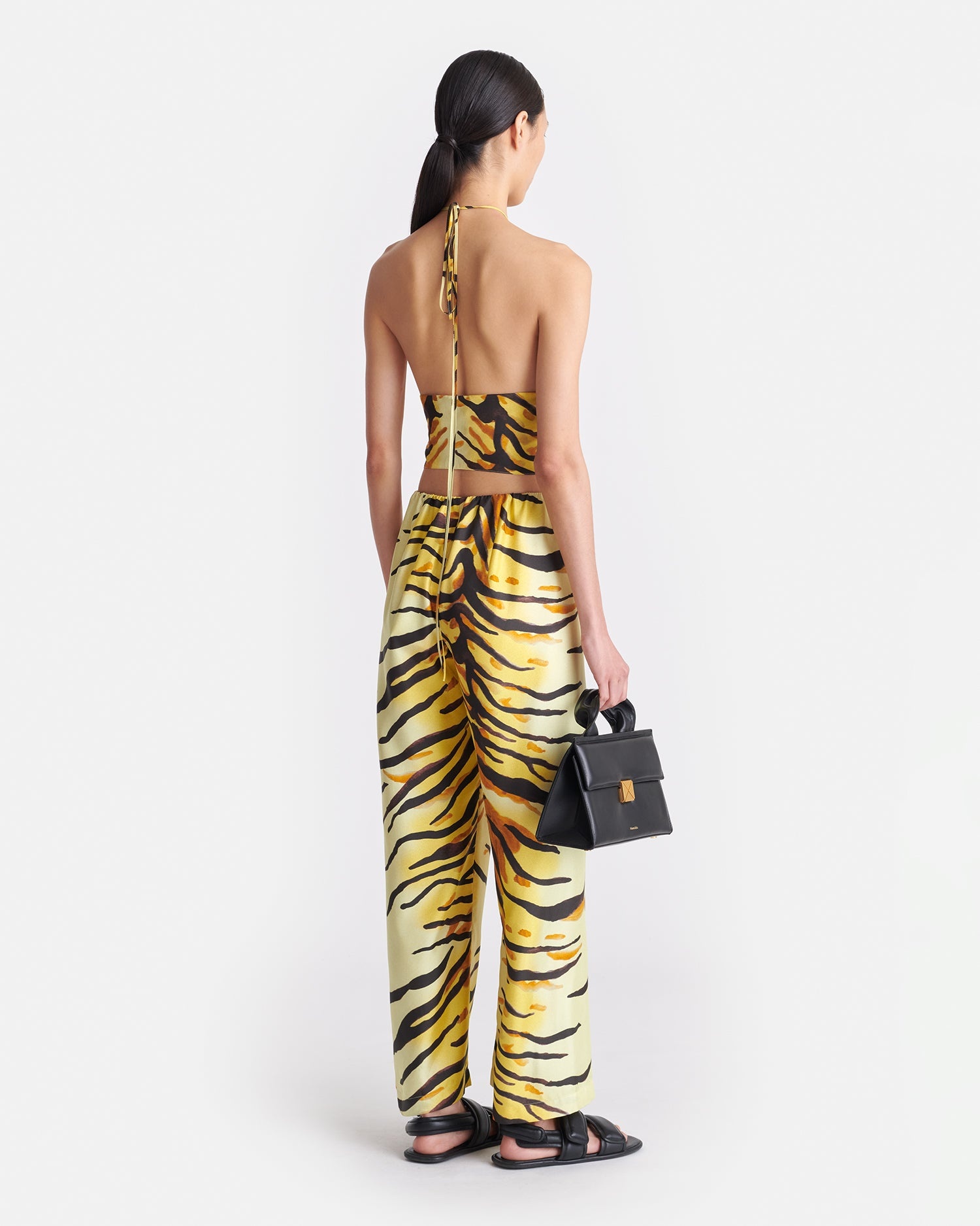 Printed Silk Twill Top - 4