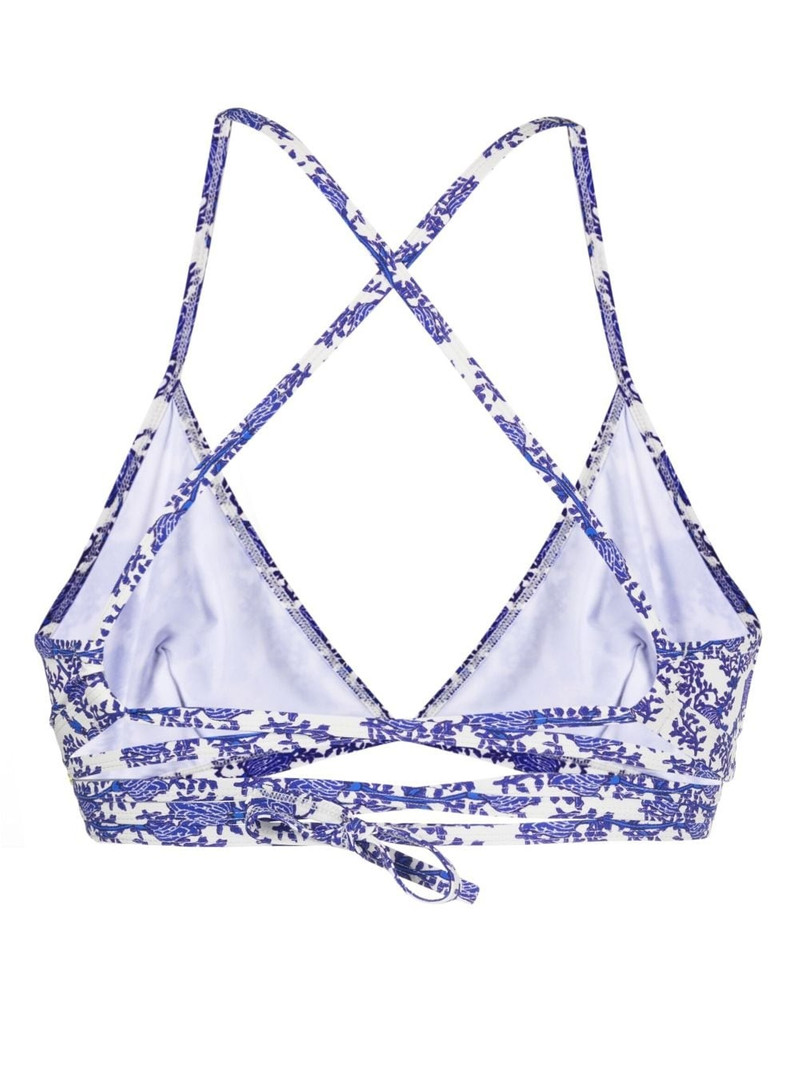 Isabel Marant floral-print bikini top outlook