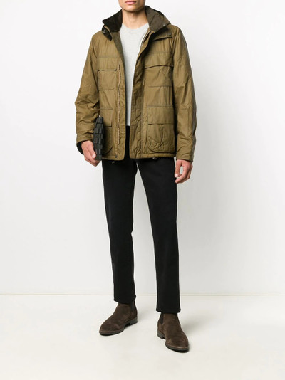 Barbour four-pocket hooded jacket outlook