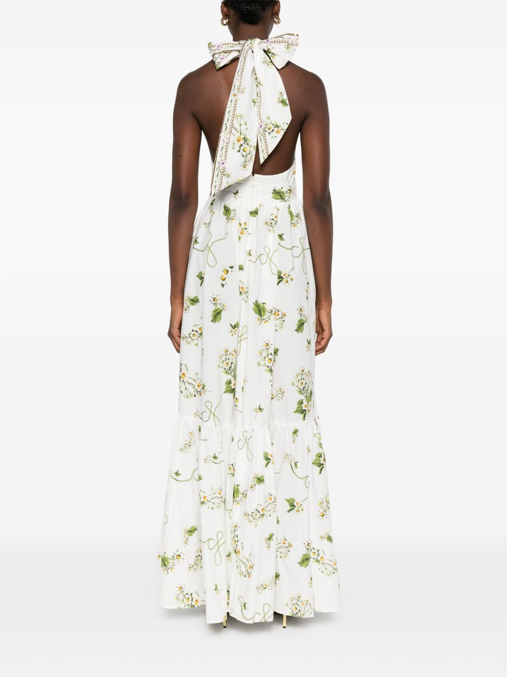 floral-print organic cotton dress - 4