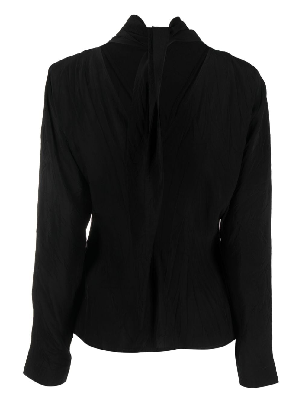 pussy-bow collar blouse - 2