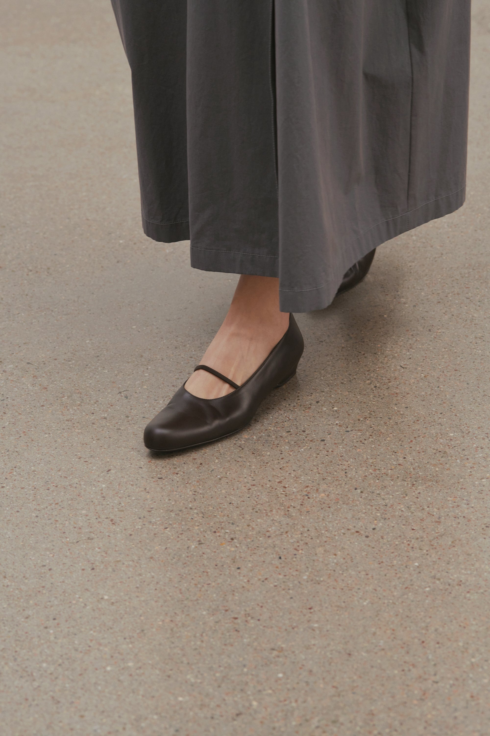 The Row Marion Shoe in Leather | REVERSIBLE