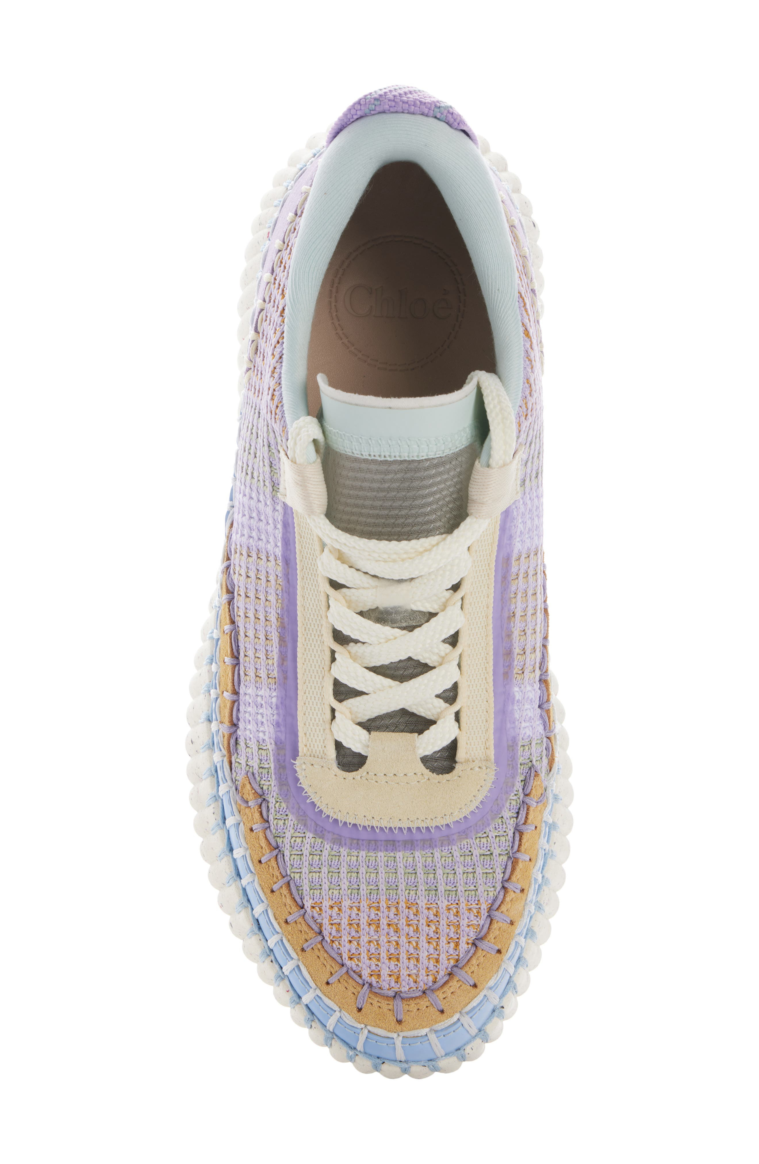 Chloé Nama Platform Sneaker in Dreamy Lavender at Nordstrom - 4