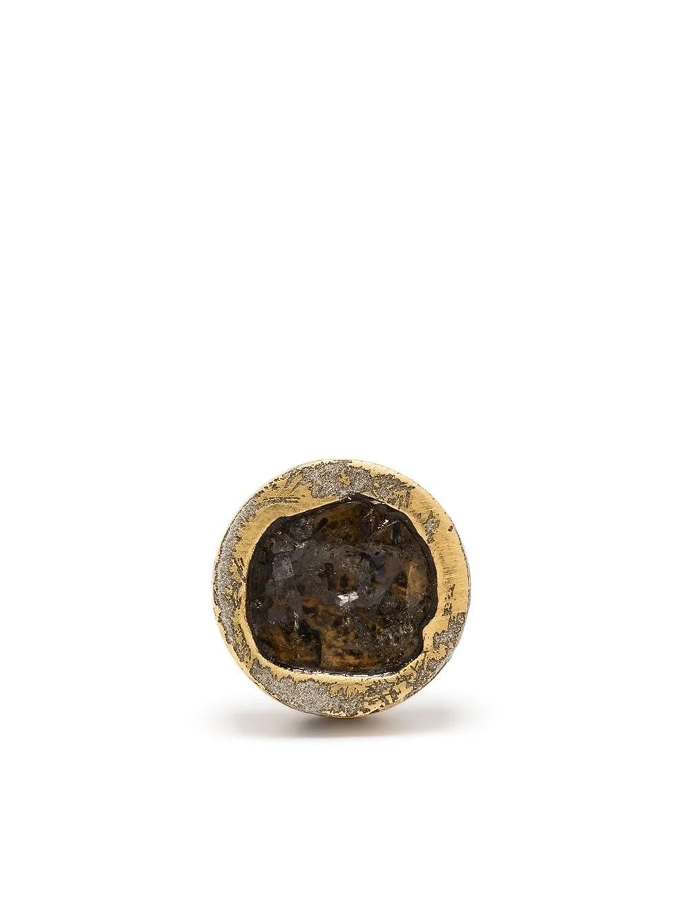 diamond-encrusted single earring - 1