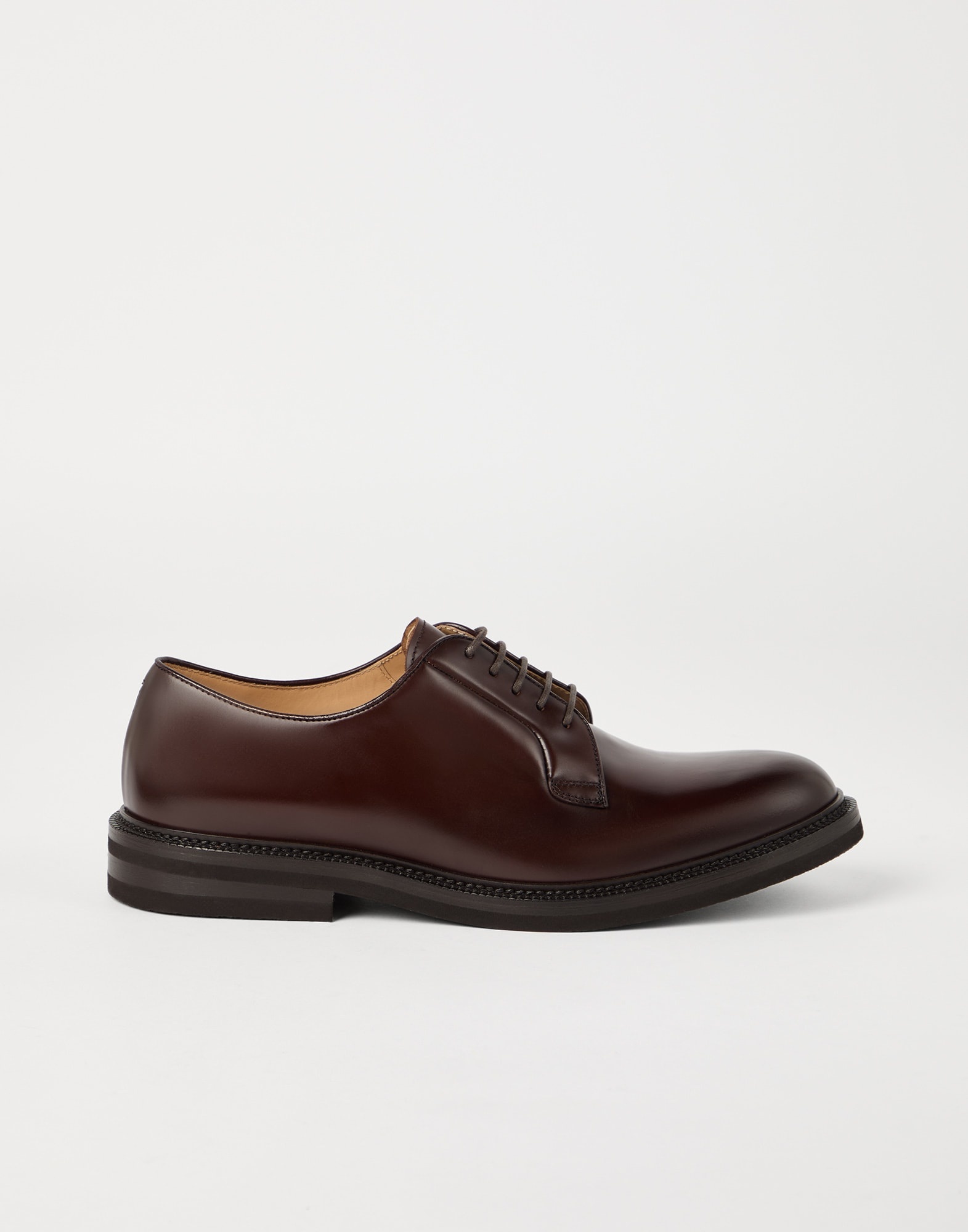 Aged calfskin Derbys - 5