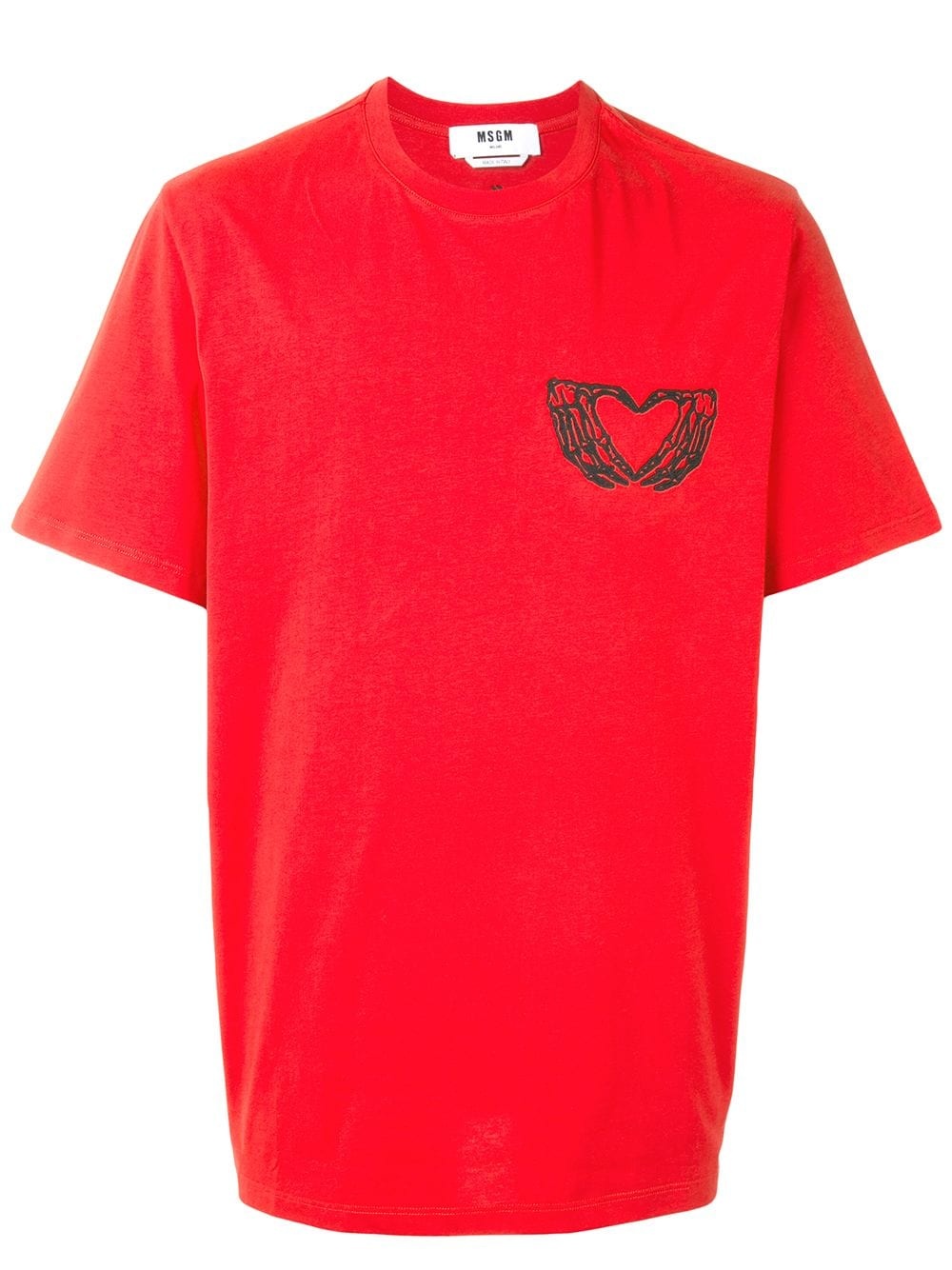 heart-print T-shirt - 1