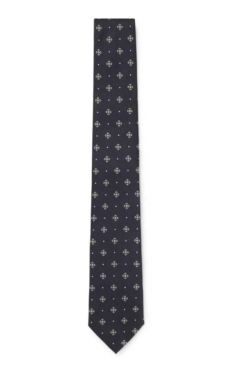 DIAGONAL-STRIPE TIE IN A SILK BLEND 1