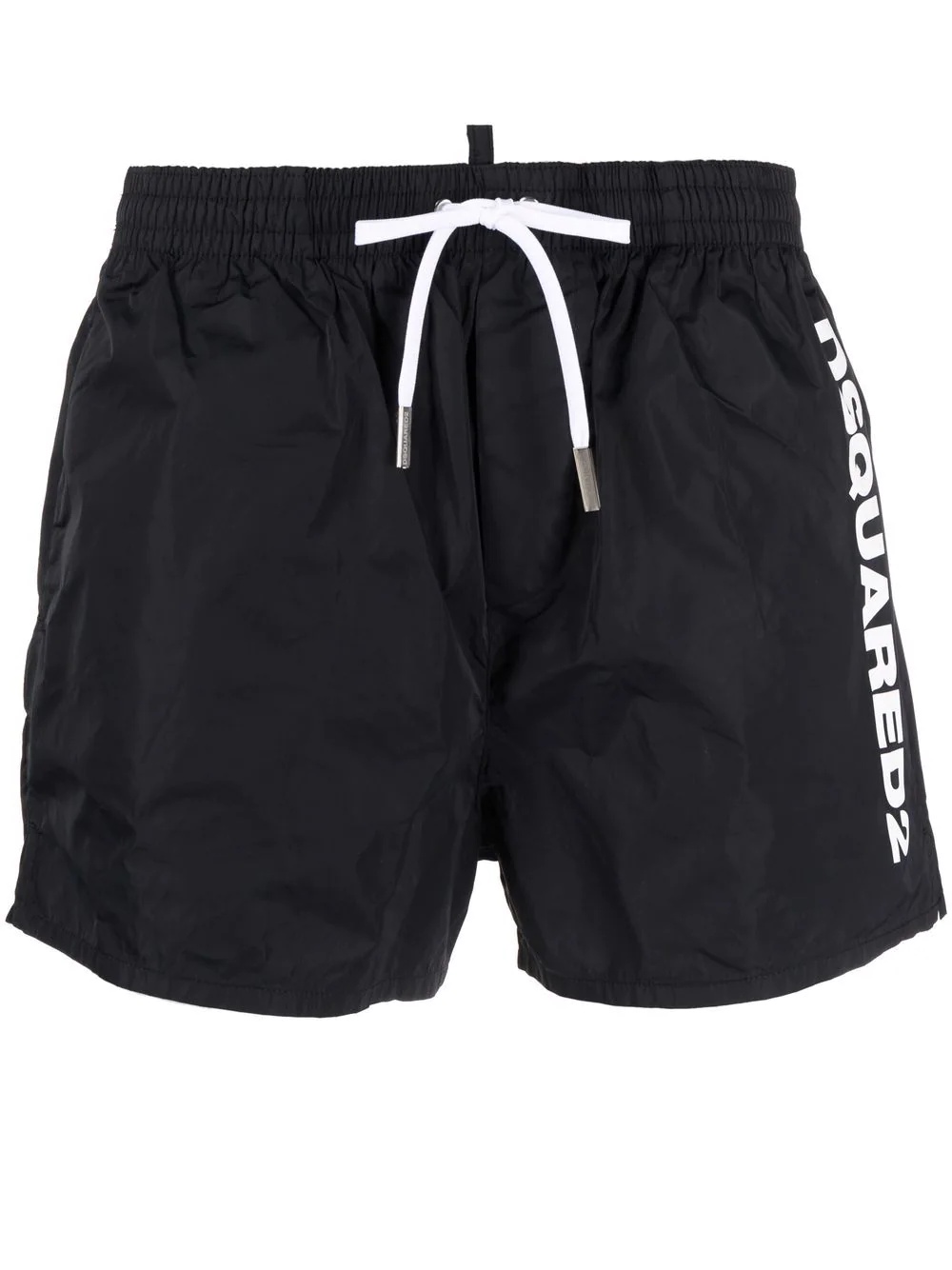 logo-print drawstring-waist swim shorts - 1