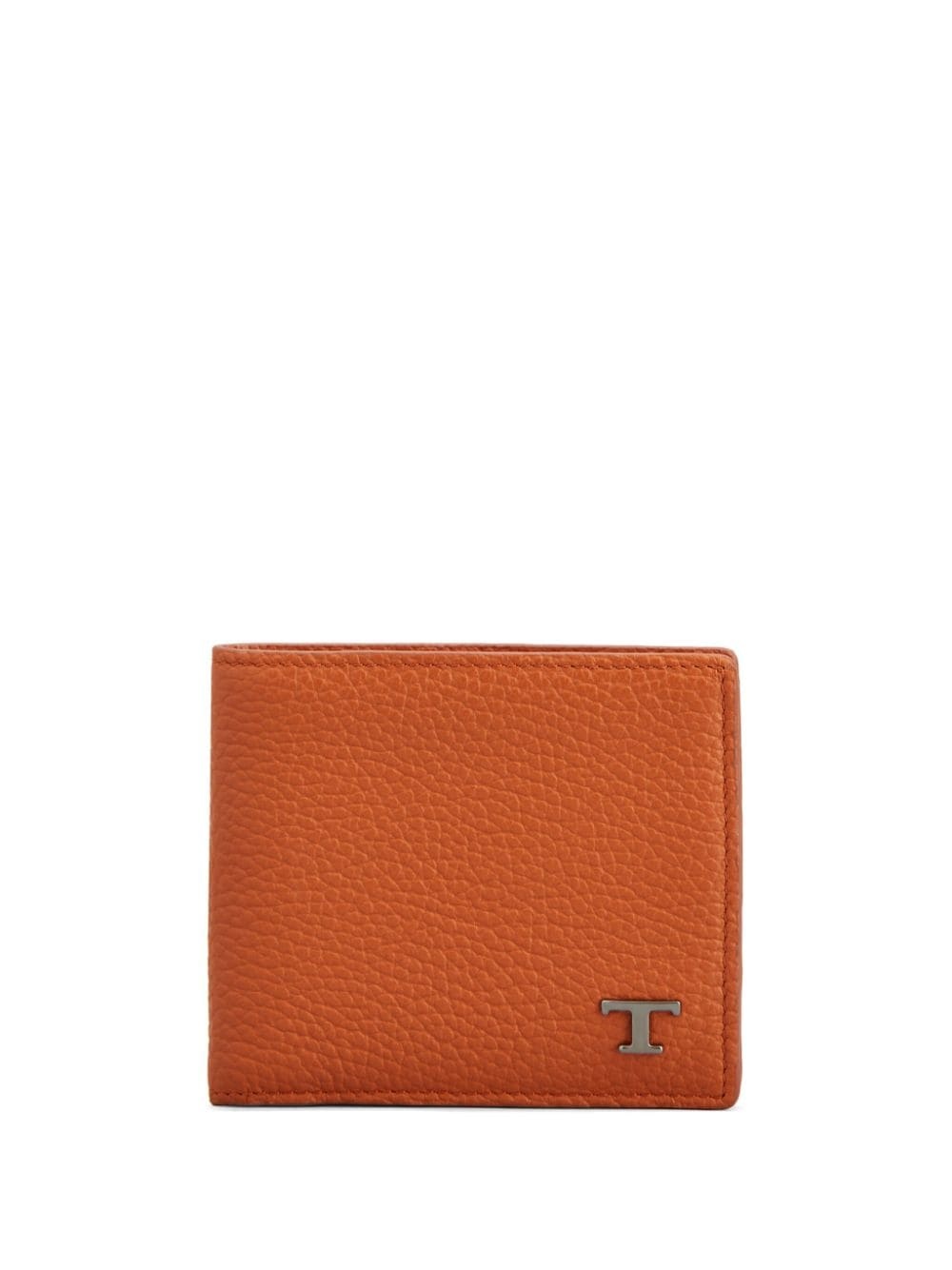 logo-plaque bi-fold leather wallet - 1