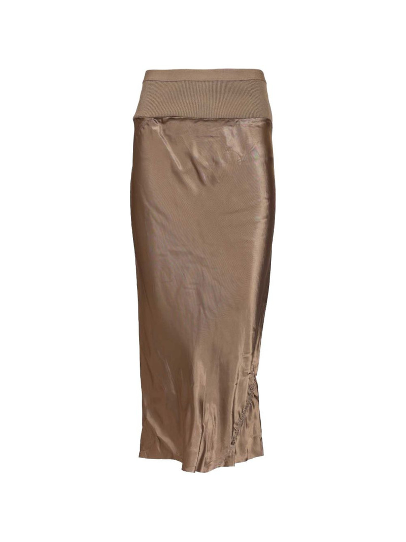 ribbed waist bias skirt 1