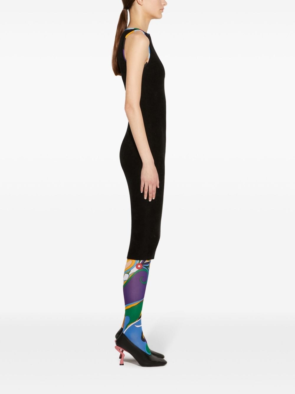 boat-neck dress - 3