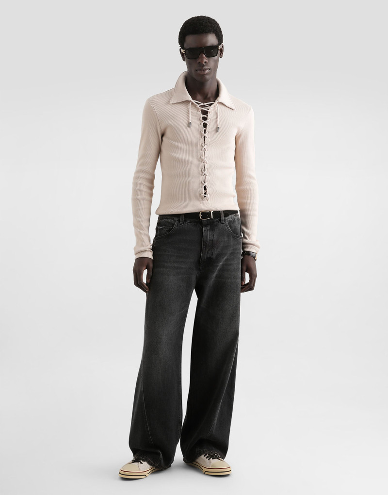 Dolce & Gabbana Cotton interlock polo t-shirt outlook