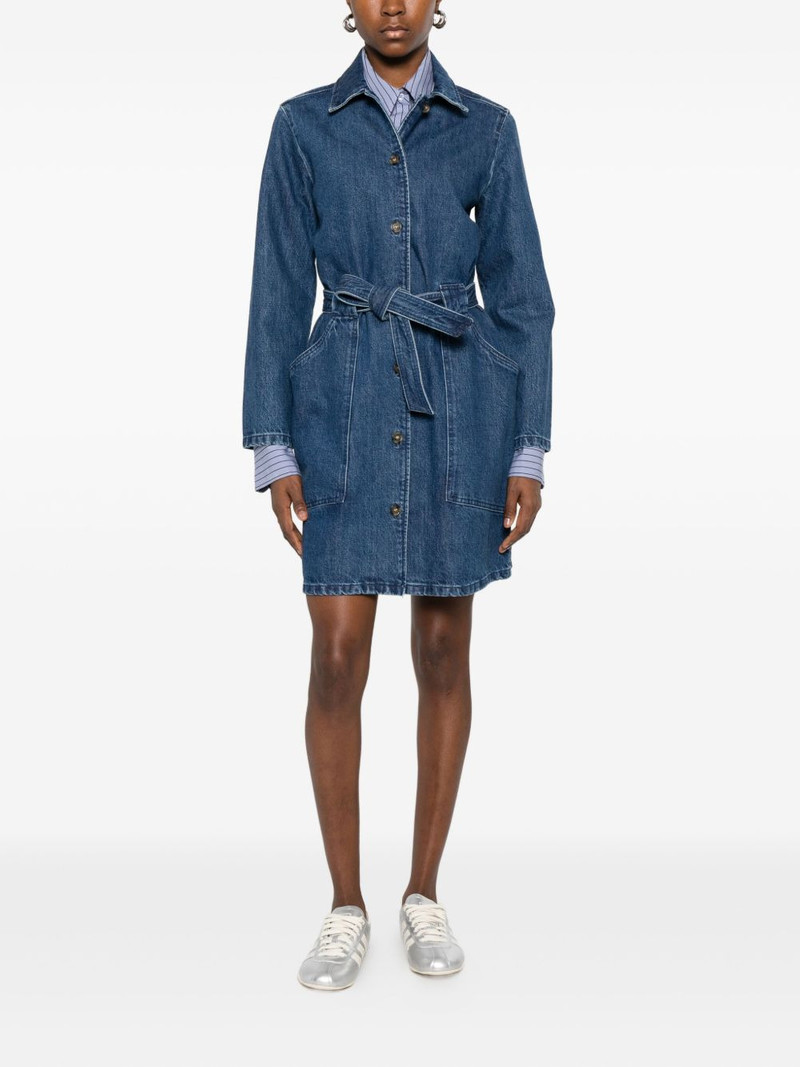 A.P.C. belted denim dress outlook