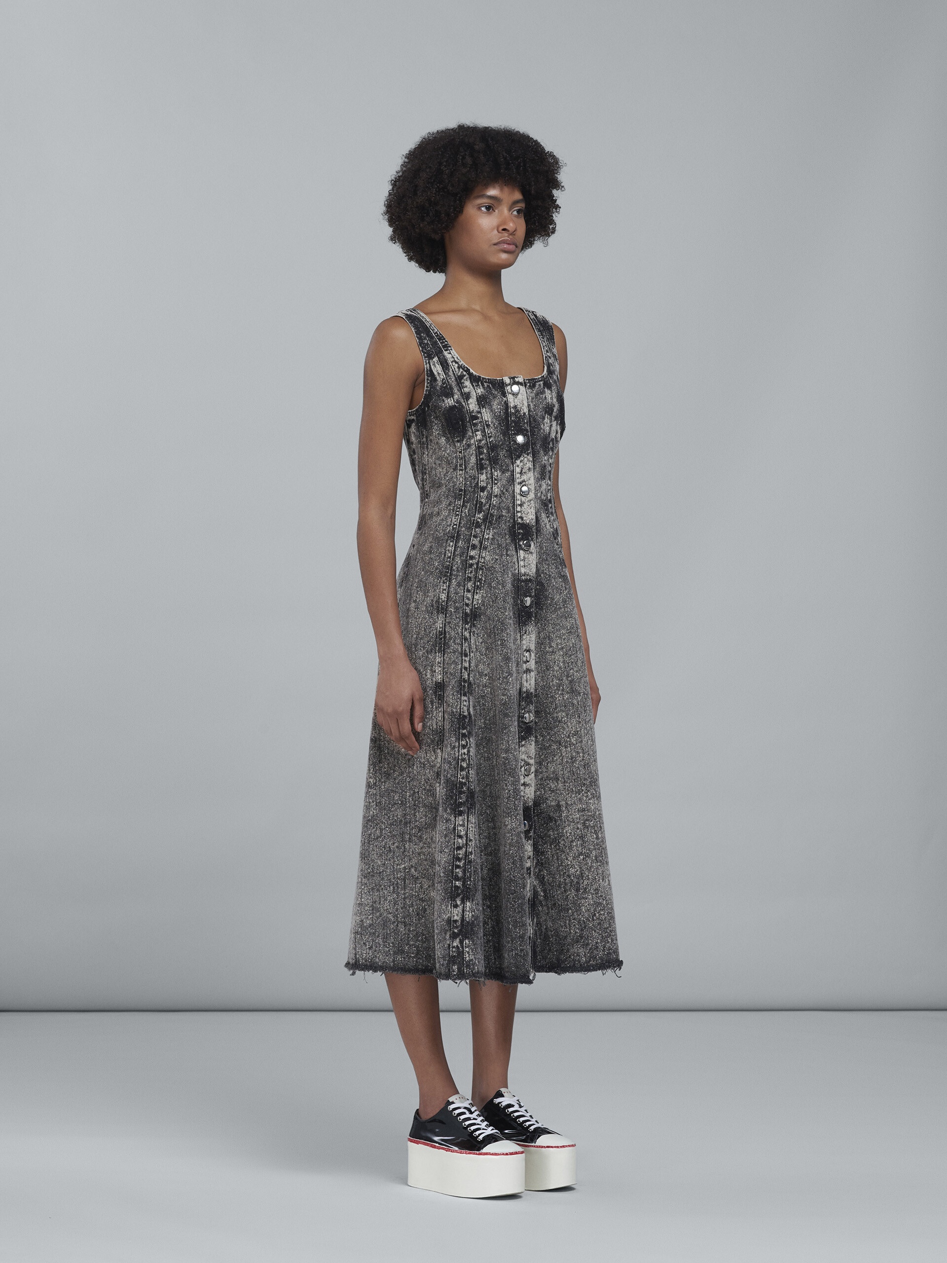 LONG DENIM DRESS - 6