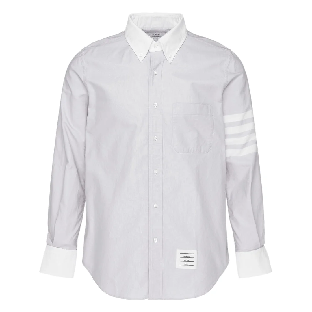 Straight Fit Long Sleeve Shirt - 1