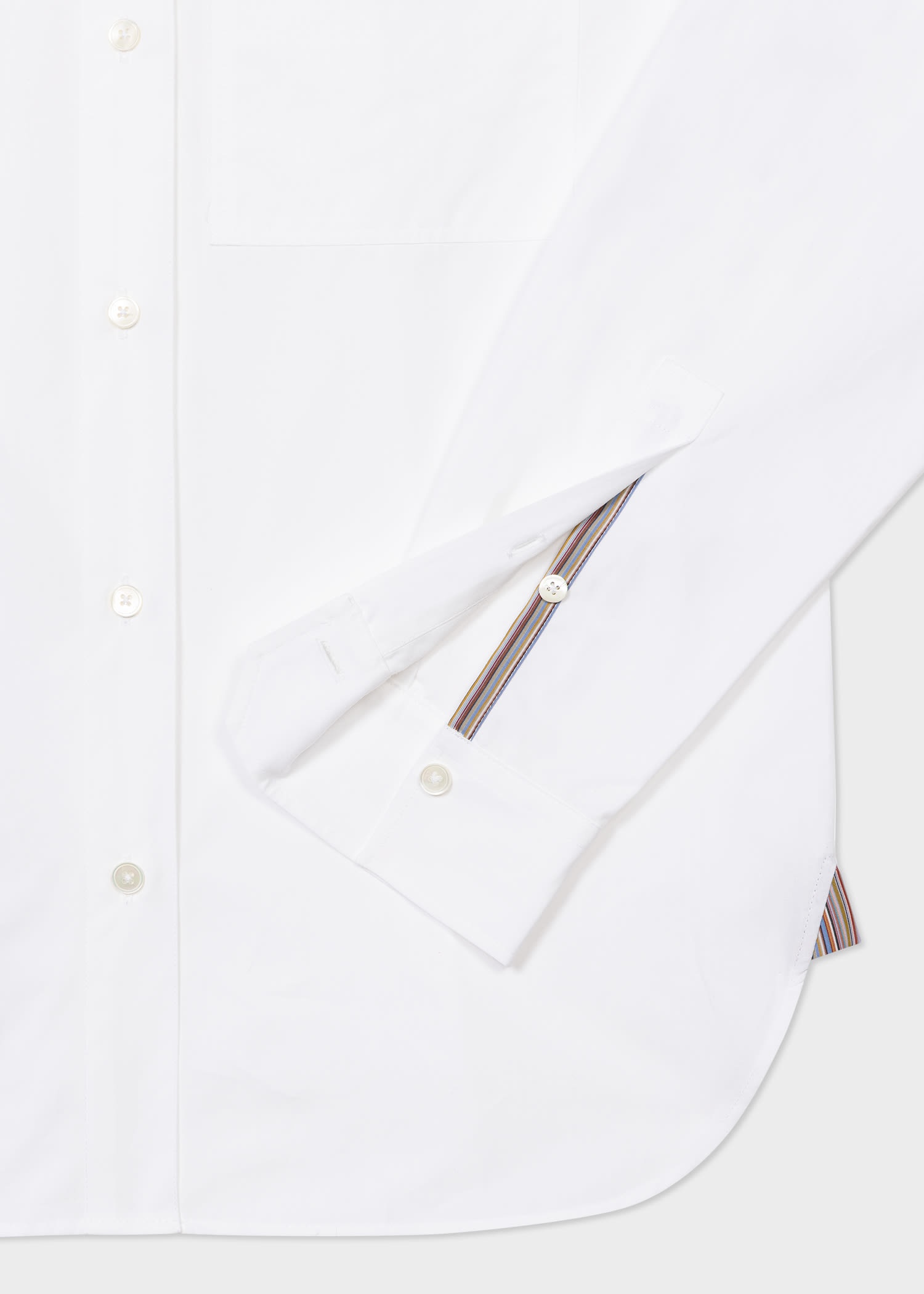 White 'Signature Stripe' Shirt - 2