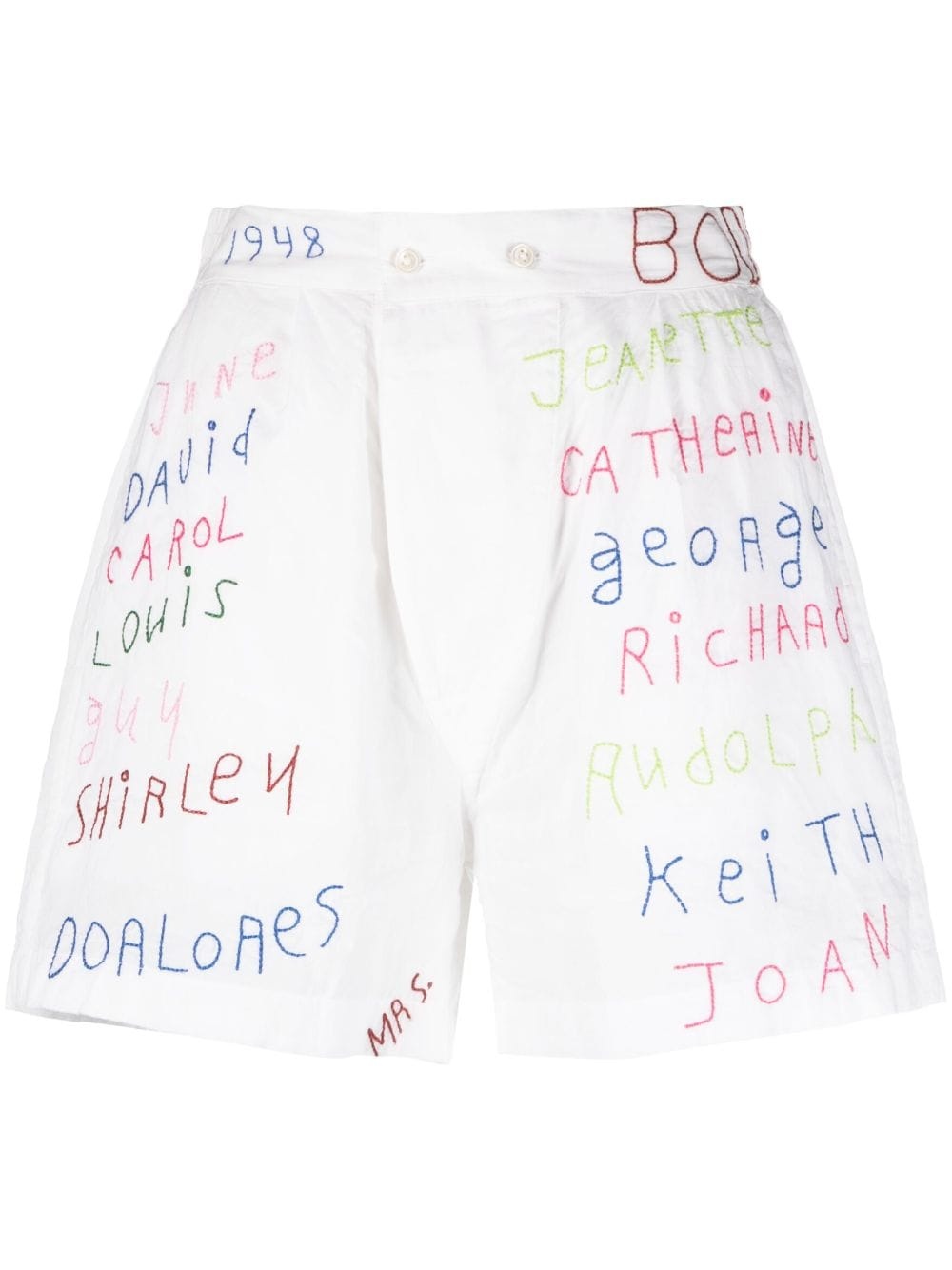 Familial Hall cotton shorts - 1