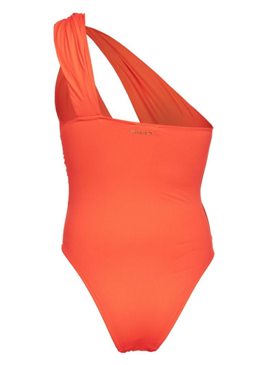 PINKO one-shoulder cut-out swimsuit outlook