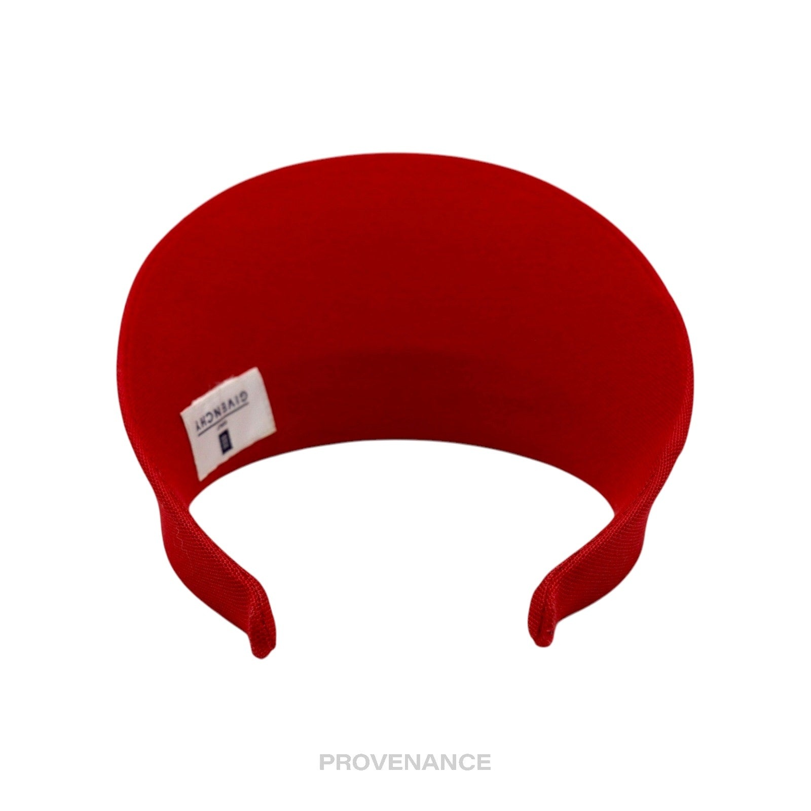 ? Givenchy Golf Logo Embroidered  Visor - Red Custom Logo Golf Visor, Personalized Design Visor for Golfer  main image 2