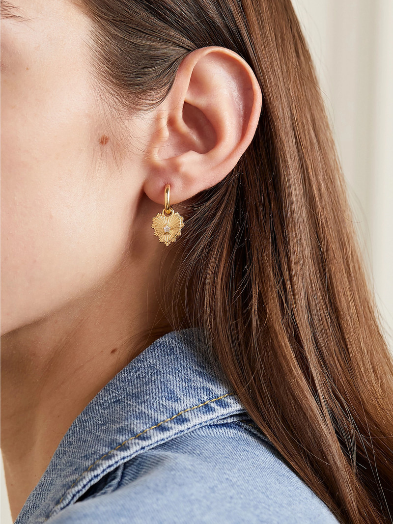 FOUNDRAE 18-karat Gold Diamond Single Earring outlook