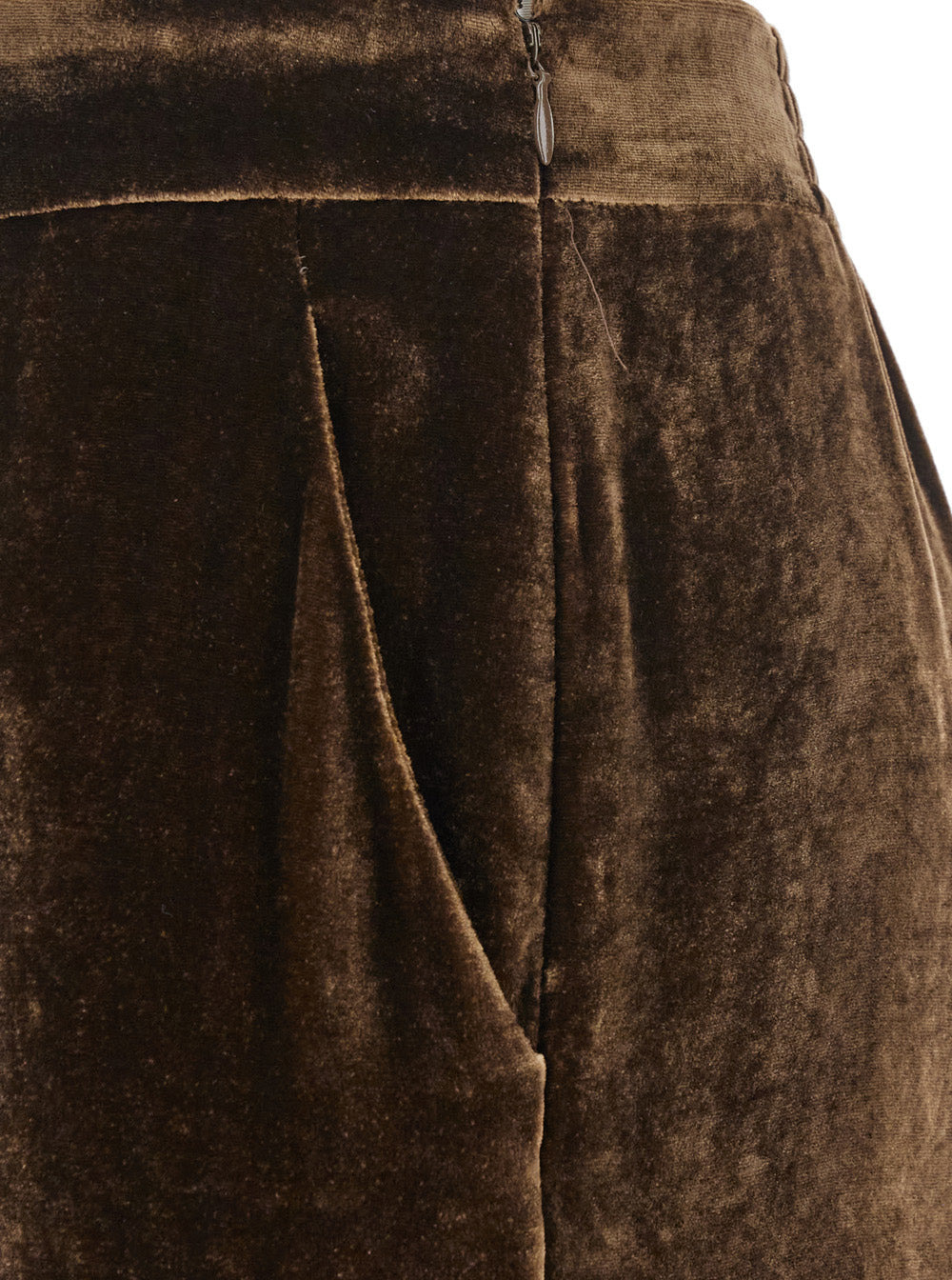 Etro Women Brown Pants With High Waist And Wide Leg In Viscose Blend Woman - 3