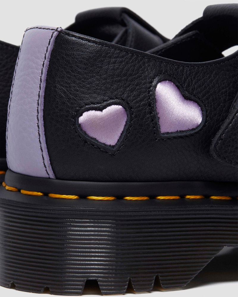 Polley Heart Virgina Satin Mary Jane Shoes 4