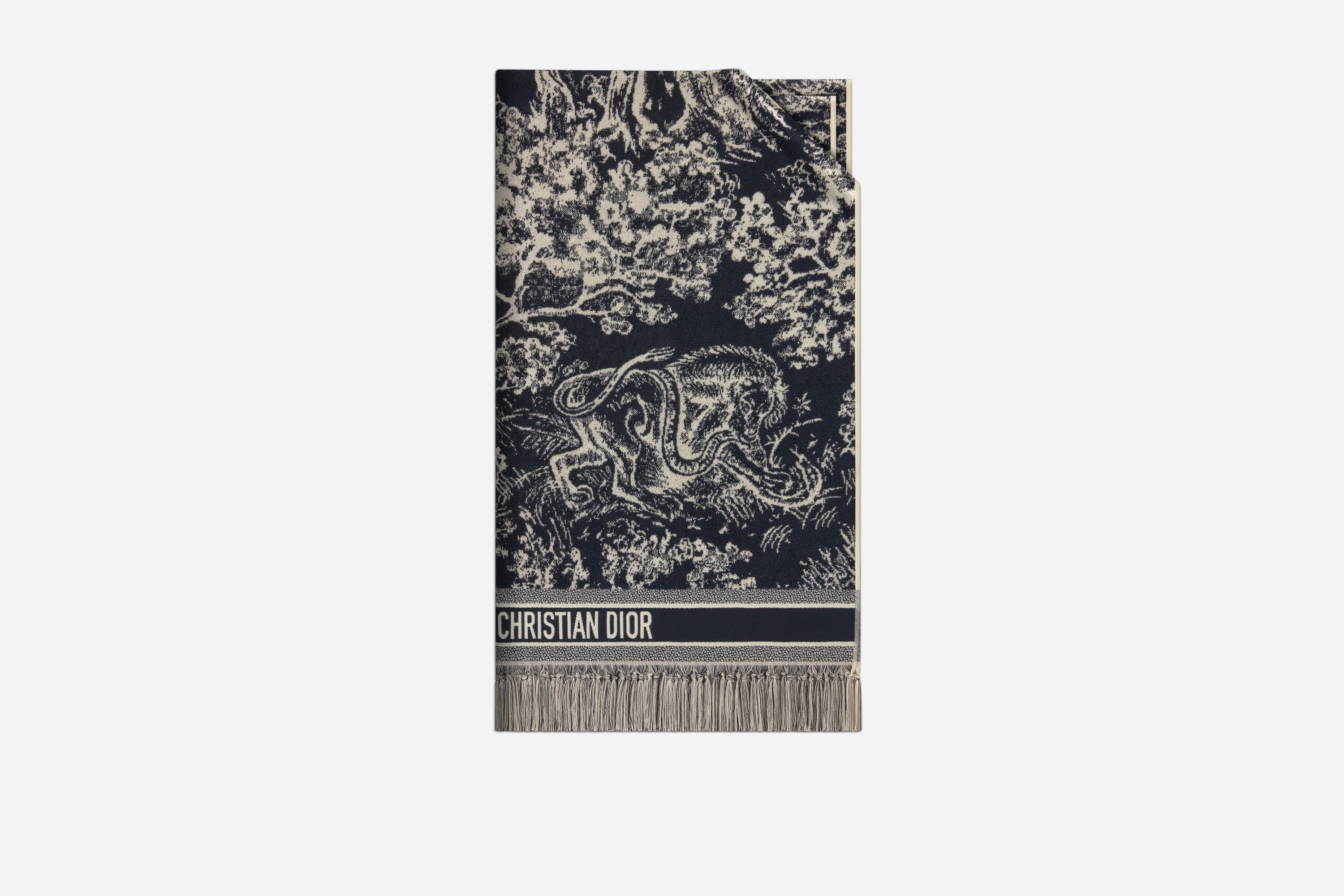 Toile de Jouy Reverse Towel - 1