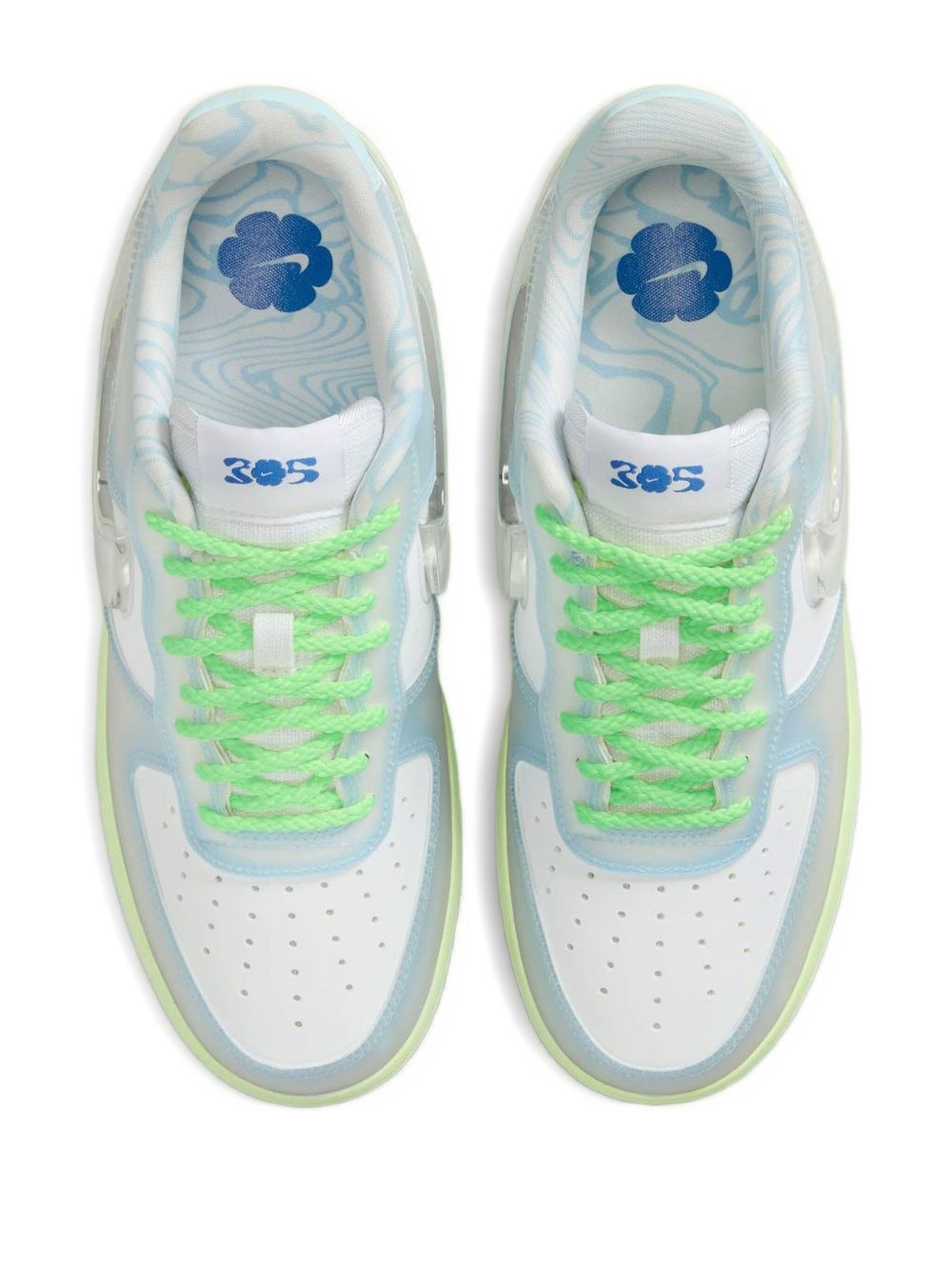 x Serena Williams Air Force 1 Low " Design Crew - Psychic Blue" sneakers - 4