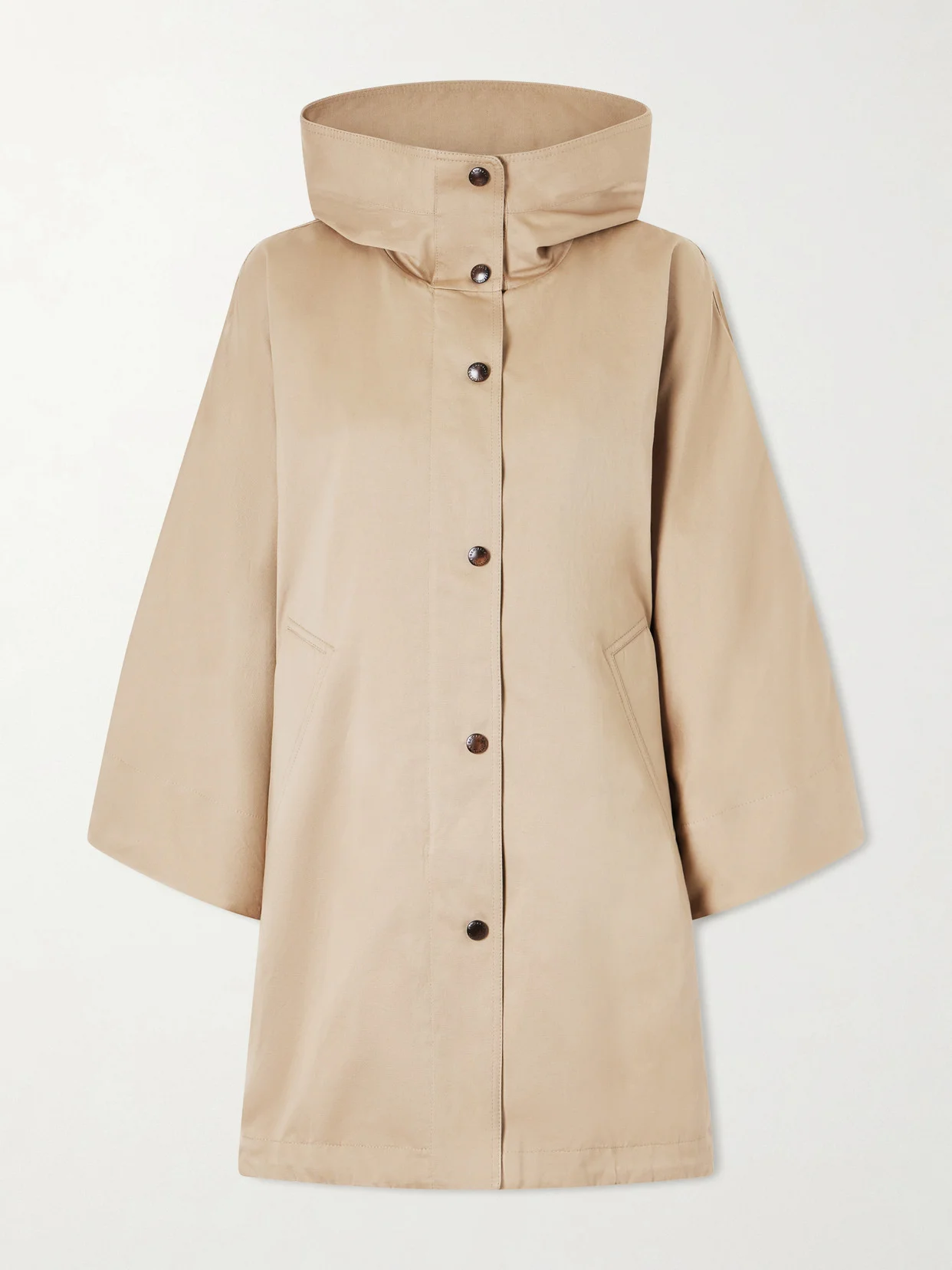 Cotton And Linen-blend Coat - 1
