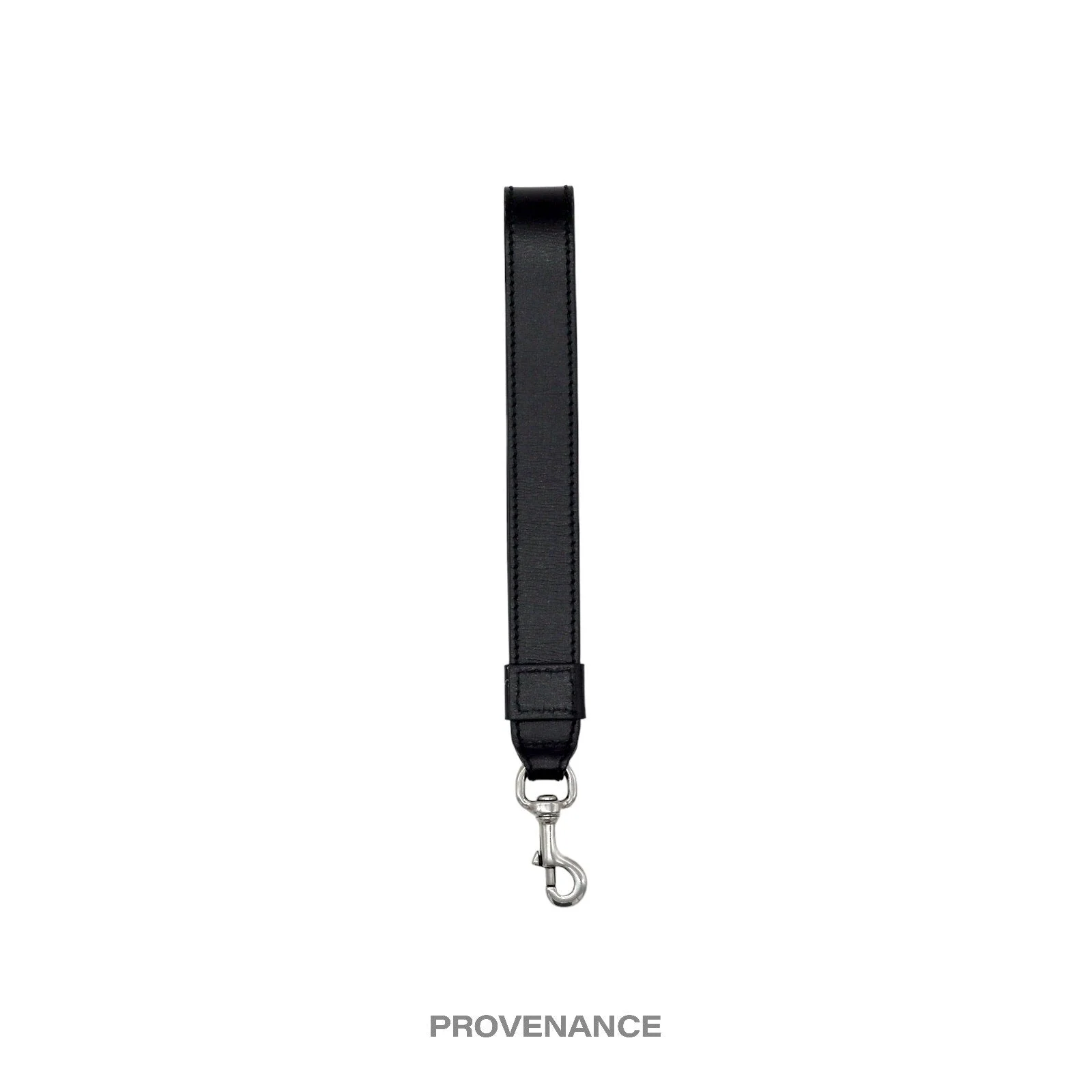 Gucci Clutch Lanyard - Black Leather Aged SIlver - 1