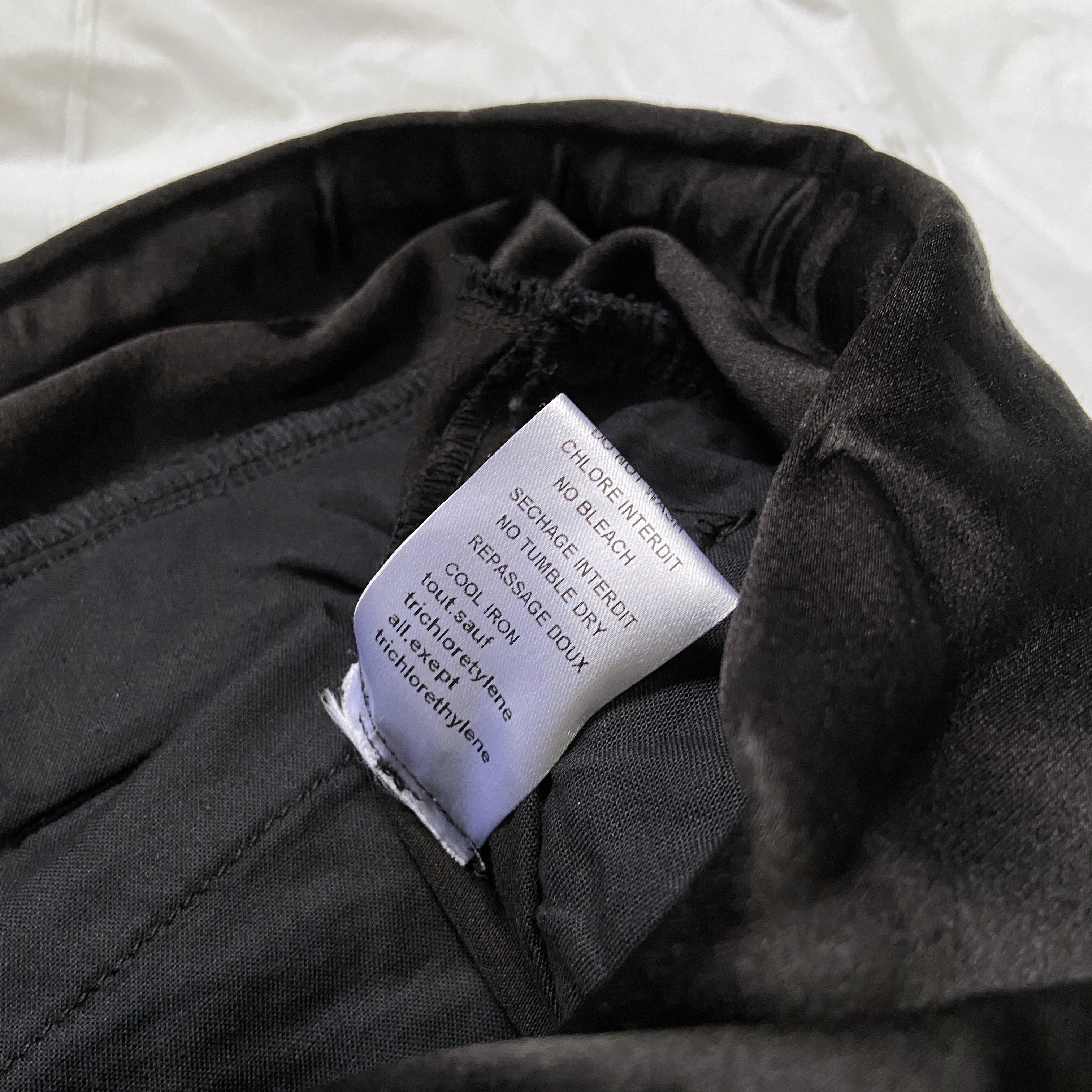 zOthers - BWNT Balmain Decarnin Era Fall 2009 Black Silk Cargo Bondage Drop Crotch Pants - 14