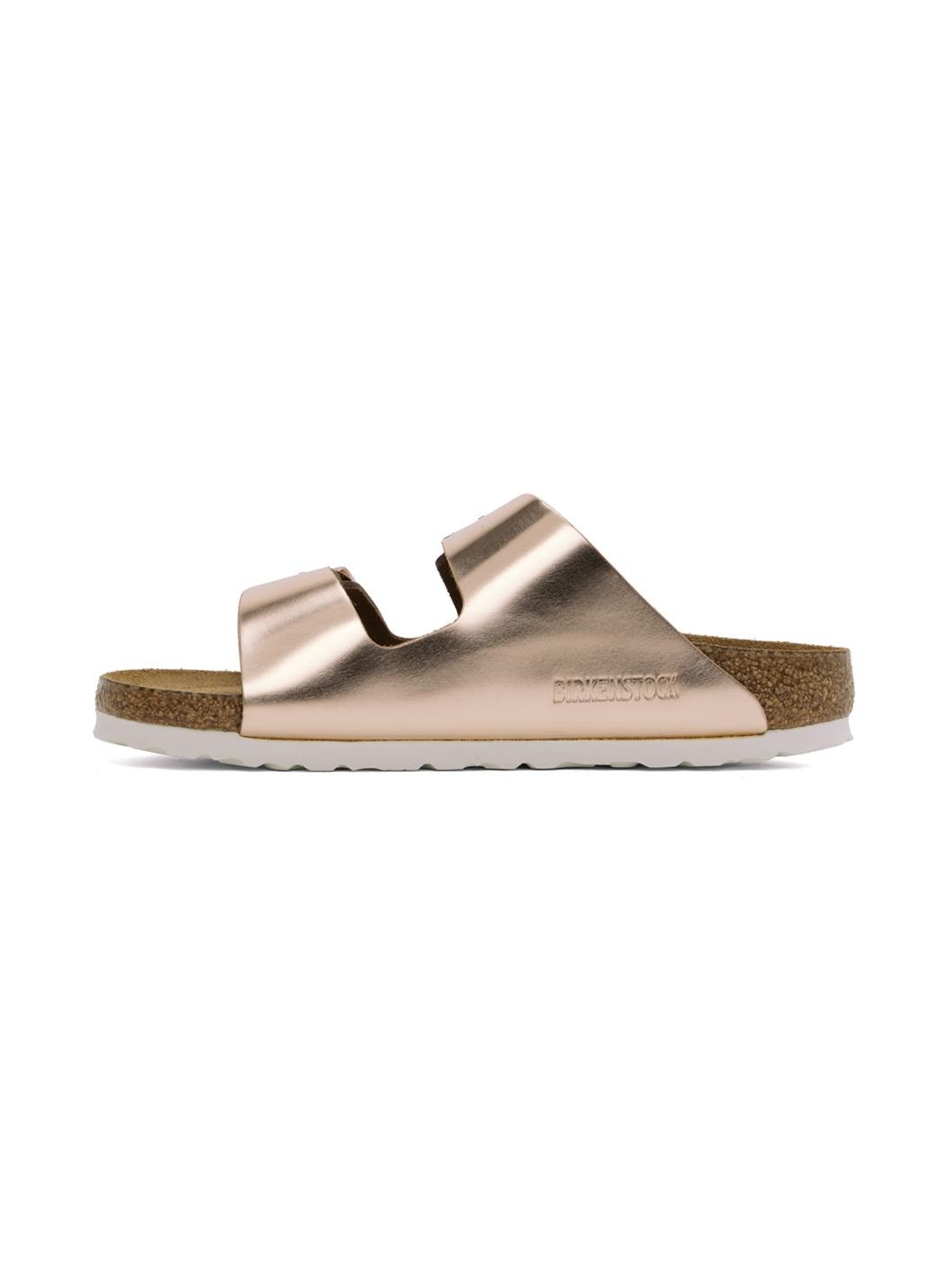 Copper Narrow Arizona Soft Footbed Sandals - 3
