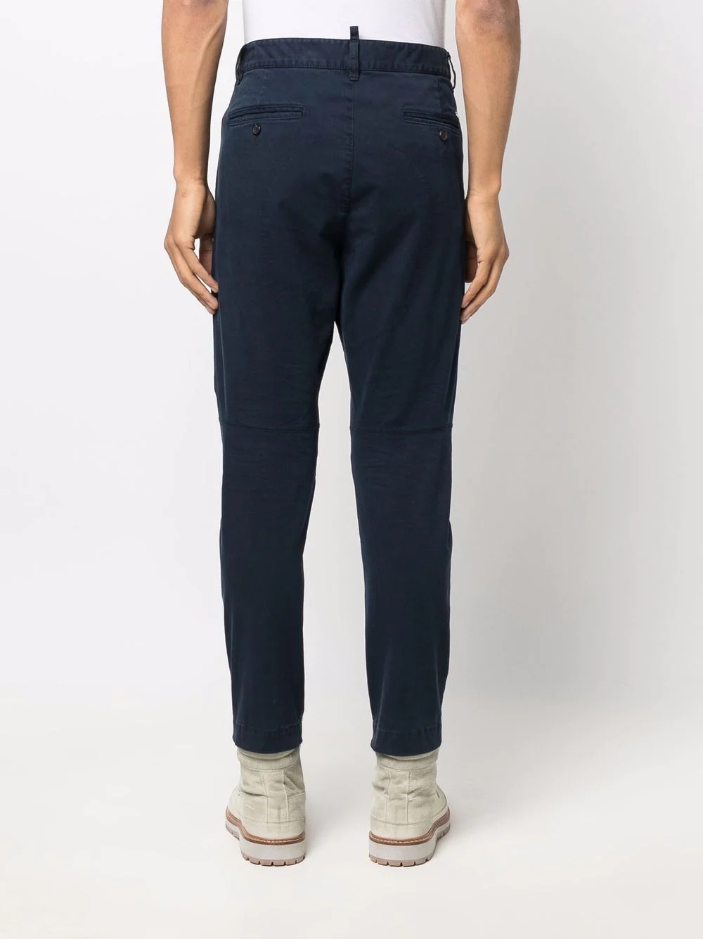 high-waisted chinos - 4