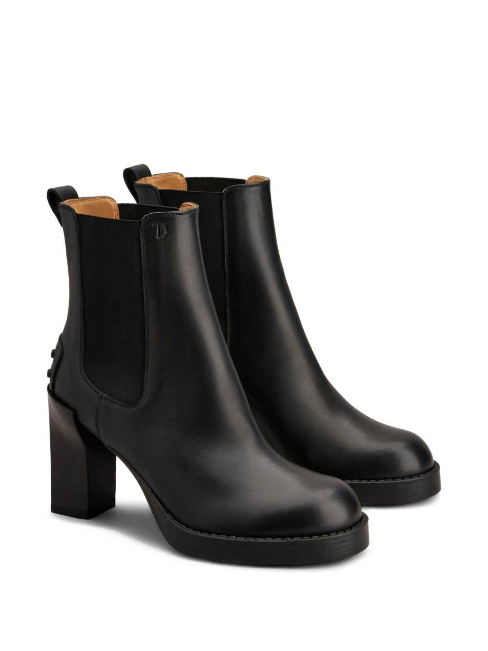 80mm leather Chelsea boots - 2