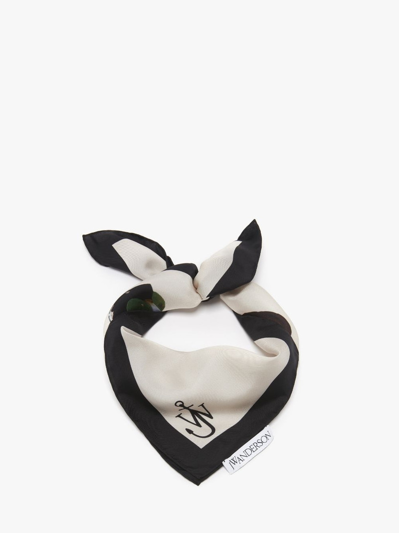 JW Anderson SILK SCARF WITH GNOME MOTIF outlook