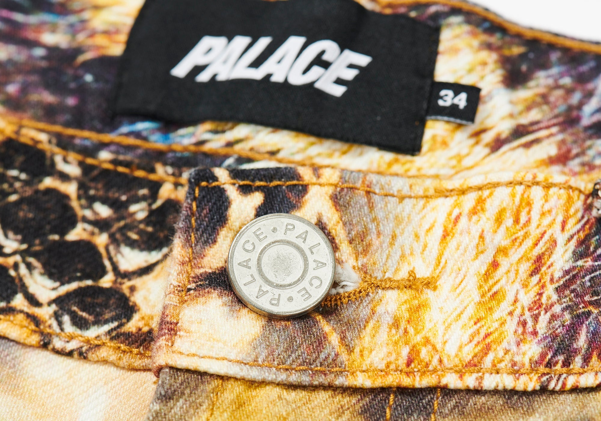 ANIMAL PRINT JEAN YELLOW - 3