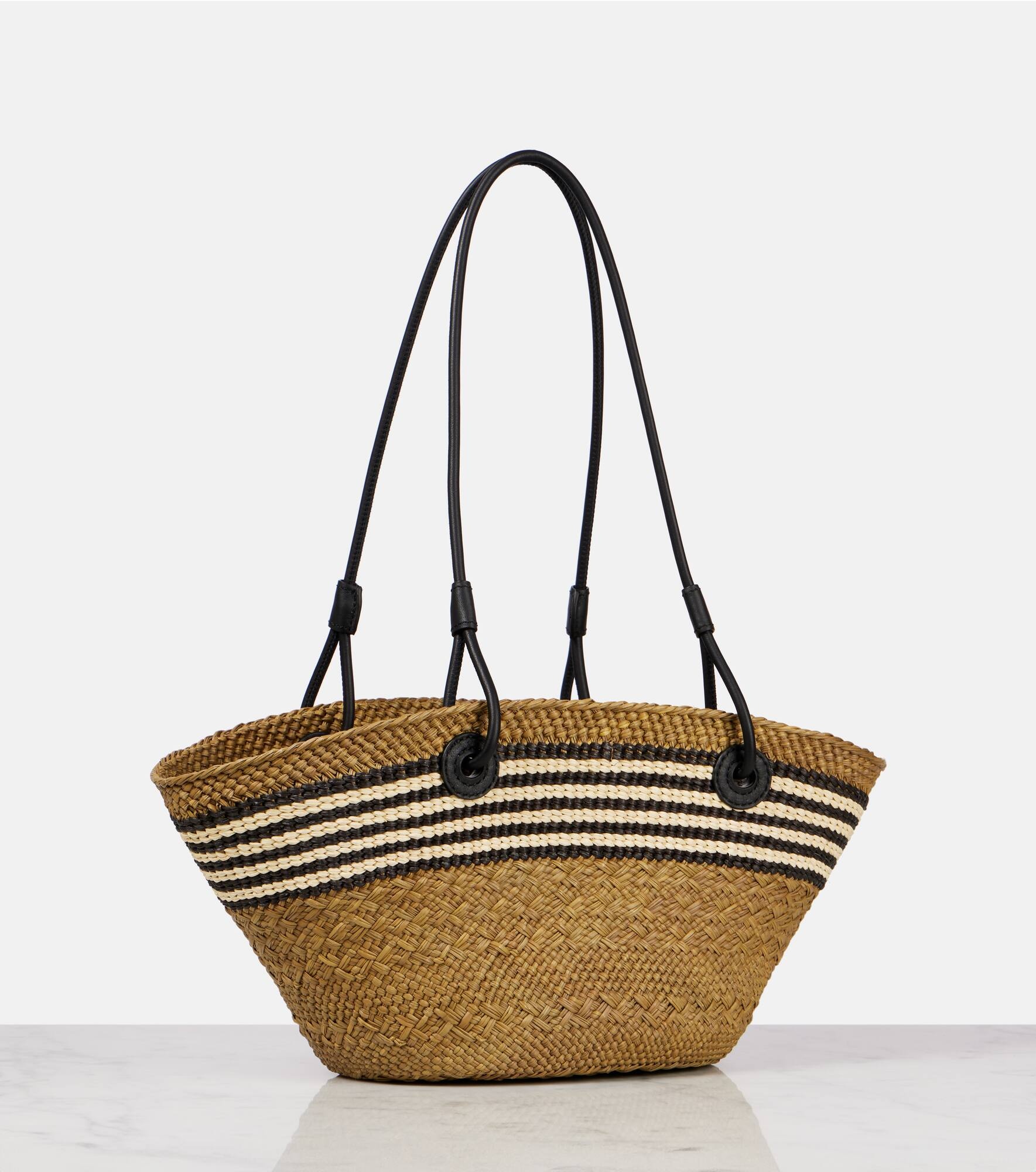Paula's Ibiza Anagram Small basket bag - 4