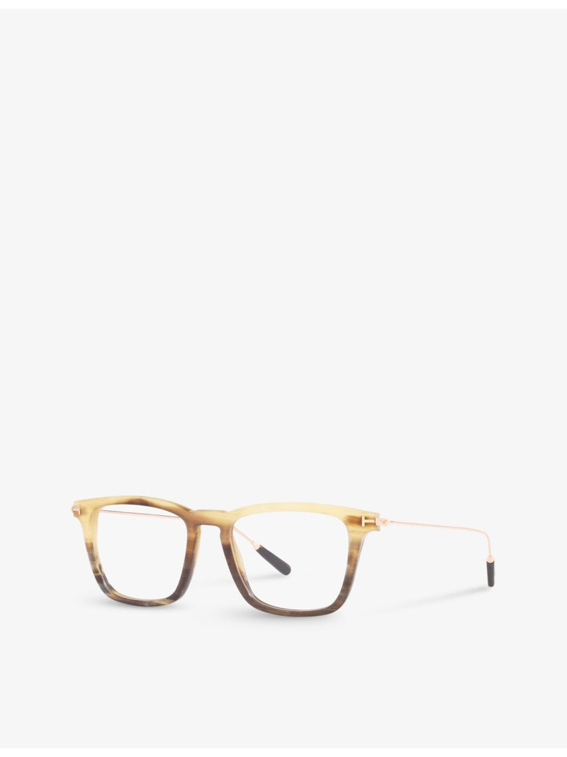 TOM FORD FT5851 Square-Frame Horn Optical Glasses outlook