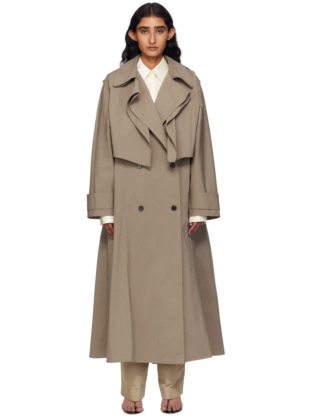Beige Gia Coat - 1
