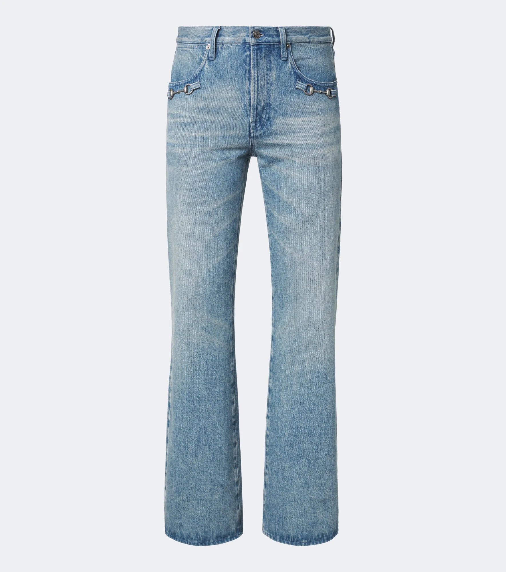 Horsebit flared jeans - 1