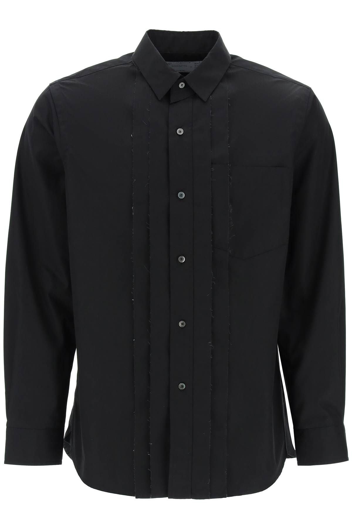 LAYERED POPLIN EFFECT SHIRT WITH - 6