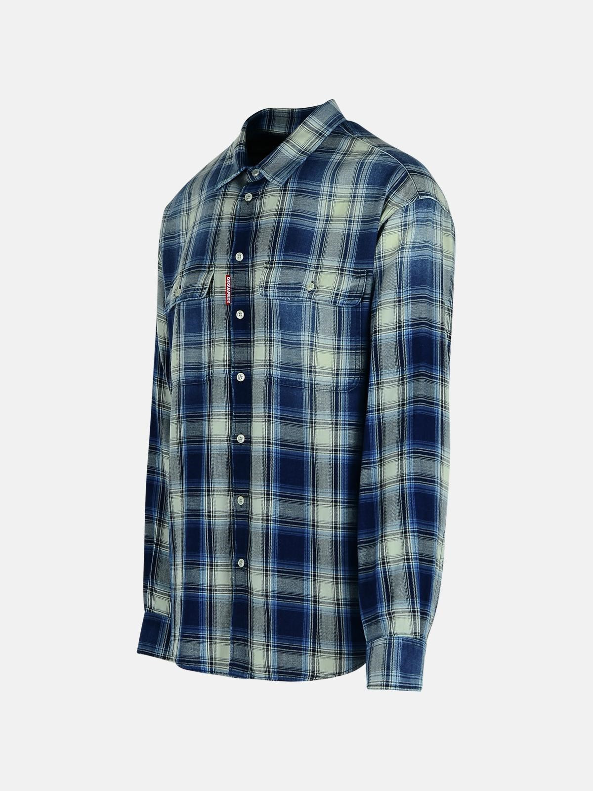 BLUE COTTON SHIRT - 2