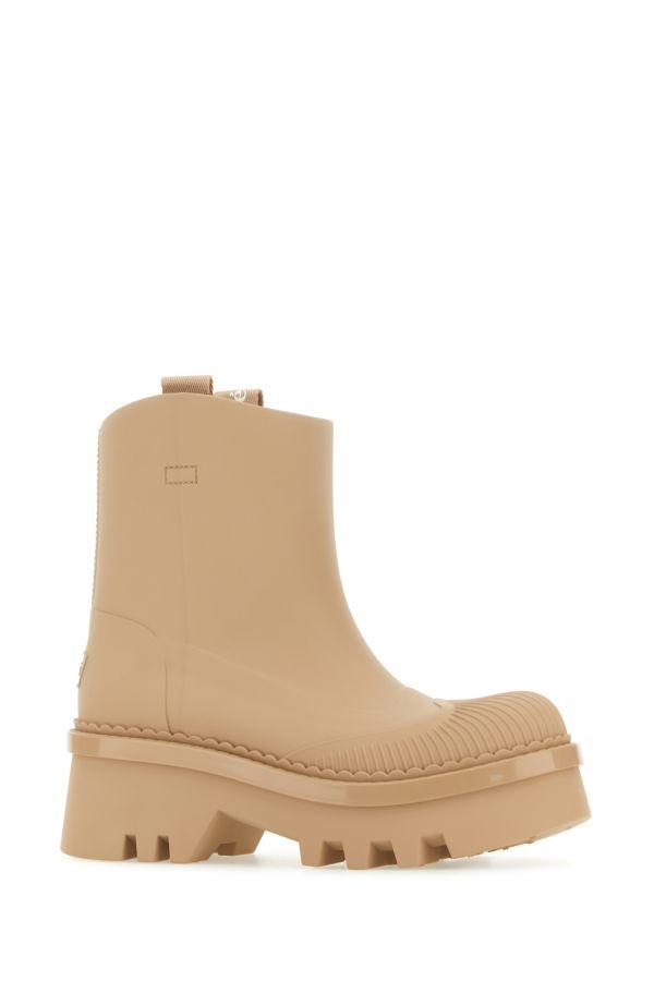 Beige rubber Raina ankle boots - 2